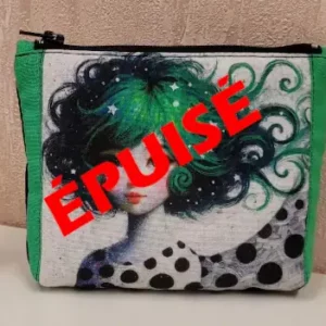 Apprenez à coudre une trousse originale avec motif artistique. Kit complet, facile à réaliser, idéal pour offrir ou se faire plaisir.